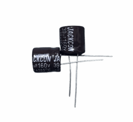 TV KONDANSATÖR , JACKCON , 39UF 160V , 10/17 , (HEC) , (PET)